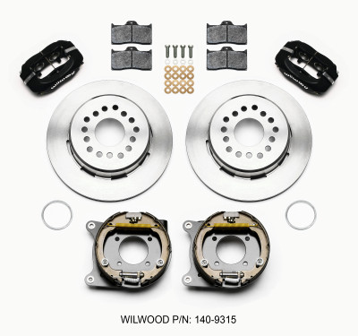 Wilwood Forged Dynalite P/S Park Brake Kit 12 Bolt 2.75in offset Staggered Shock - wil140-9315