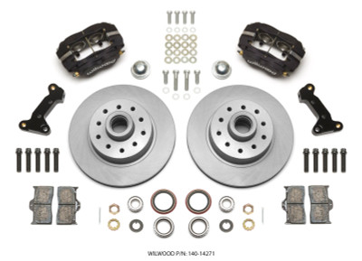 Wilwood Forged Dynalite Front Kit 11.03in 1 PC Rotor&Hub 74-80 Pinto/Mustang II Disc Spindle only - wil140-14271