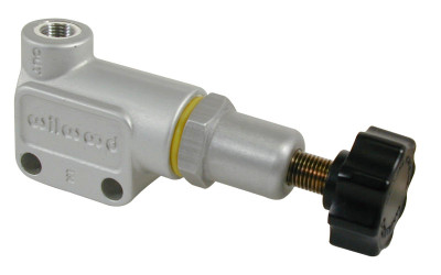 Wilwood Proportioning Valve - Knob Adjust 3/8-24 IF Inlet & Outlet - wil260-10922