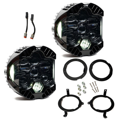 Baja Designs 2018-2025 Jeep Wrangler JL / 2020-2025 Gladiator JT (w LP6 Headlight Kit White product photo
