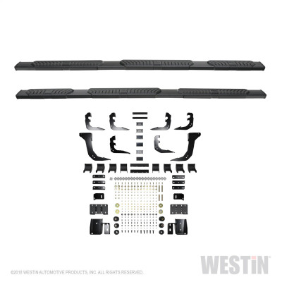 Westin 19-21 Ram 1500 Crew Cab R5 M-Series Wheel-to-Wheel Nerf Step Bars - Black - wes28-534705
