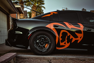 Weld Racing Ventura 5 Beadlock Drag Hellcat Widebody Wheel 17x10 | 5x115 BC | +0 Offset | 5.50 Backspacing - fits Dodge Charger 2006-2023, Dodge Challenger 2008-2023, Dodge Magnum 2005-2008, Chrysler 300 2005-2023, Chrysler 300C 2005-2023, and 2 more