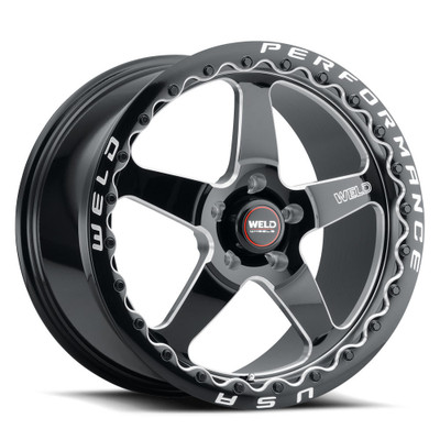 Weld Racing Ventura 5 Beadlock Drag Hellcat SCAT Wheel 18x10 | 5x115 BC | +30 Offset | 6.70 Backspacing - fits Dodge Charger 2006-2023, Dodge Challenger 2008-2023, Dodge Magnum 2005-2008, Chrysler 300 2005-2023, Chrysler 300C 2005-2023, and 2 more