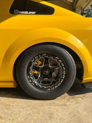 Weld Racing Ventura 5 Beadlock Drag 2005-2026 Mustang GT Wheel 15x10 | 5x114.3 BC (5x4.5) | +50 Offset | 7.50 Backspacing - fits Ford Mustang 1965-2026, Ford Shelby GT350 2015-2020, Ford Shelby GT500 2007-2022, Ford Explorer ST 2020-2026, and 16 more