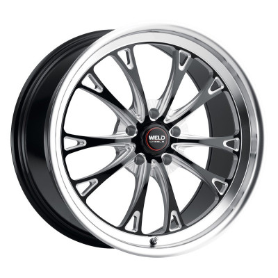Weld Racing Belmont Street Black Wheel 22x9 | 5x115 BC | +20 Offset | 5.8 Backspacing - fits Dodge Charger 2006-2023, Dodge Challenger 2008-2023, Dodge Magnum 2005-2008, Chrysler 300 2005-2023, Chrysler 300C 2005-2023, and 2 more