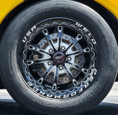 Weld Racing Belmont Beadlock Drag Camaro SS ZL1 Wheel 17x10 | 5x120 BC | +42 Offset | 7.15 Backspacing - fits Cadillac CTS-V 2009-2019, Cadillac CT5-V Blackwing 2022-2026, Cadillac ATS-V 2016-2019, SS 2010-2024, ZL1 2012-2024, and 19 more
