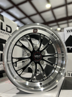Weld Racing Belmont Drag 2005-2026 Mustang GT Wheel 15x10 | 5x114.3 BC (5x4.5) | +48 Offset | 7.39 Backspacing - fits Ford Mustang 1965-2026, Ford Shelby GT350 2015-2020, Ford Shelby GT500 2007-2022, Ford Explorer ST 2020-2026, and 16 more