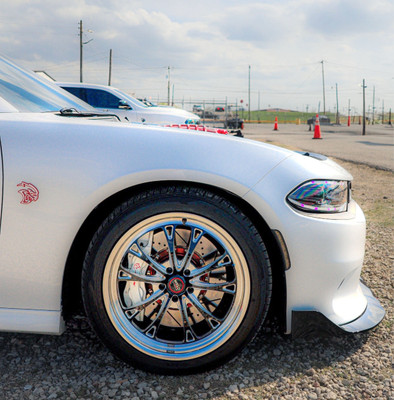 WELD Belmont Drag Gloss Black Wheel with Milled Spokes 20x5 | 5x115 BC | -33 Offset | 1.5 Backspacing - S1570C071N33 for Challenger 2009-2023, Charger 2012-2023, Chrysler 300 2012-2023, Charger & Challenger Hellcat Standard & Widebody Body 2015-2023