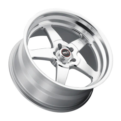 WELD Ventura 5 Street Gloss Silver Wheel with Milled Spokes 22x10.5 | 5x4.75 BC (5x120.65) | +13 Offset | 6.25 Backspacing - S10520563625