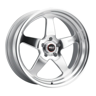 WELD Ventura 5 Street Gloss Silver Wheel with Milled Spokes 22x10.5 | 5x127 BC (5x5) | +13 Offset | 6.25 Backspacing - S10520573625 for Chevrolet Silverado C1500 2WD 1988-1999, Chevy C10 1967-1987