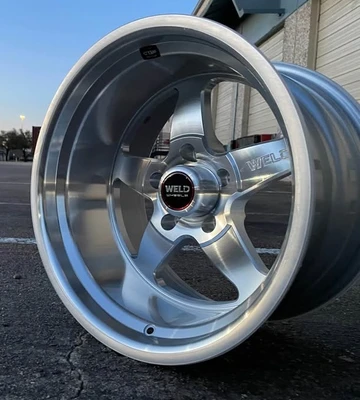 Weld Racing Ventura 5 Street Gloss Silver Wheel 17x11 | 5x127 BC (5x5) | -44 Offset | 4.25 Backspacing - fits Jeep Grand Cherokee SRT 2006-2021, Jeep Grand Cherokee Trackhawk 2018-2021, Dodge Durango SRT 2018-2026, Jeep Wrangler JL 2018-2026, Jeep Wrangler JK 2007-2018, and 10 more