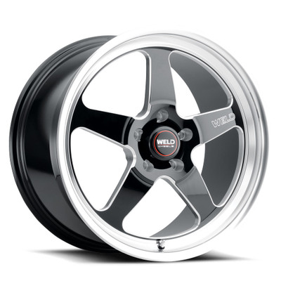 Weld Racing Ventura 5 Drag Corvette Z06 Wheel 18x5 | 5x120.65 BC (5x4.75) | -33 Offset | 1.70 Backspacing - fits Chevrolet Camaro 1967-2002, Pontiac Firebird 1967-2002, Chevrolet Corvette C5 1997-2004, Chevrolet Corvette C6 2005-2013, Chevrolet Corvette C7 2014-2019, and 11 more