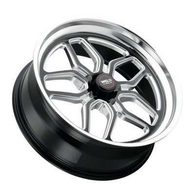 Weld Racing Laguna Drag Gloss Black Wheel 20x5 | 5x120 BC | -23 Offset | 2.1 Backspacing - fits Cadillac CTS-V 2009-2019, Cadillac CT5-V Blackwing 2022-2026, Cadillac ATS-V 2016-2019, SS 2010-2024, ZL1 2012-2024, and 19 more