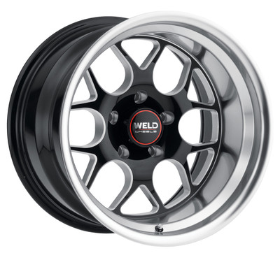 Weld Racing Solana Hellcat Widebody Charger Challenger Drag Gloss Black Wheel 17x11 | 5x115 BC | +00 Offset | 6.00 Backspacing - fits Dodge Charger 2006-2023, Dodge Challenger 2008-2023, Dodge Magnum 2005-2008, Chrysler 300 2005-2023, Chrysler 300C 2005-2023, and 2 more
