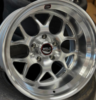 WELD Solana Street Gloss Silver Wheel with Milled Spokes 17x11 | 5x127 BC (5x5) | -44 Offset | 4.25 Backspacing - S11171173425 for Chevrolet Silverado C1500 2WD 1988-1999, Chevy C10 1967-1987