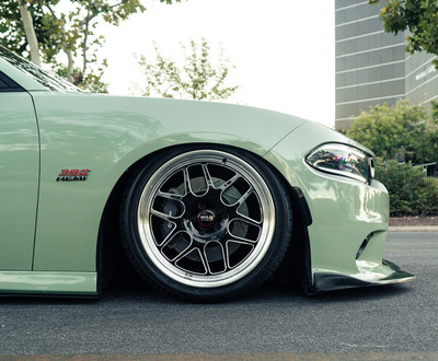 WELD Solana Street Gloss Black Wheel with Milled Spokes 20x9 | 5x115 BC | +20 Offset | 5.8 Backspacing - S11009090P20 for Dodge Magnum SRT8 2005-2008, Challenger 2009-2023, Charger 2012-2023, Chrysler 300 2012-2023, Charger & Challenger Hellcat Standard Body 2015-2023