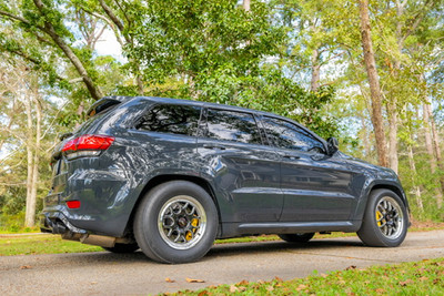WELD Solana Drag Gloss Black Wheel with Milled Spokes 17x10 | 5x127 BC (5x5) | +38 Offset | 7.00 Backspacing - S16070075P38 for 2021-2024 Durango Hellcat, Jeep Grand Cherokee SRT8 2006-2010, Jeep Grand Cherokee SRT 2012-2021, Jeep Trackhawk SRT 2018-2021