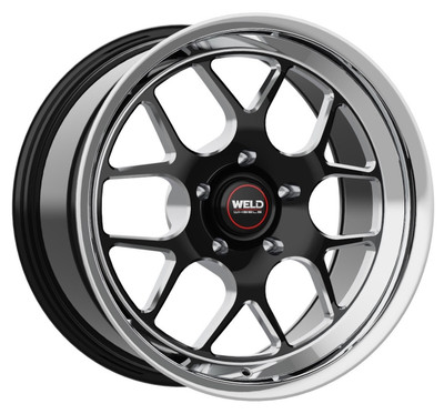 Weld Racing Solana Street Gloss Black Wheel 17x8 | 5x127 BC (5x5) | +0 Offset | 4.50 Backspacing - fits Jeep Wrangler JL 2018-2026, Jeep Wrangler JK 2007-2018, Jeep Gladiator JT 2020-2026, and 7 more