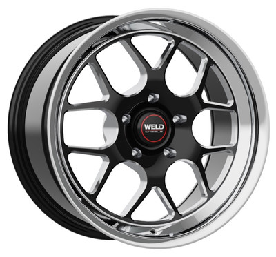 WELD Solana Street Gloss Black Wheel with Milled Spokes 18x9.5 | 5x114.3 BC (5x4.5) | +25 Offset | 6.23 Backspacing - S11089566P25 for Ford Mustang SVT Cobra 2003-2004, Mustang Mach 1 2003-2004, Mustang Bullitt 2001, Mustang GT & V6 1999-2004