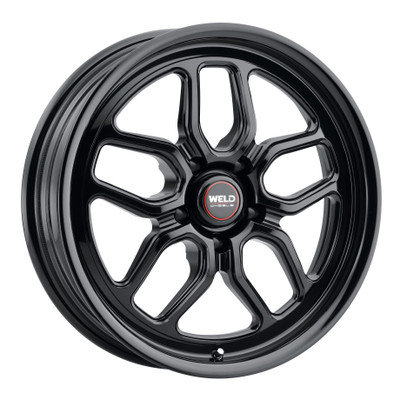 Weld Racing Gloss Black Wheel 18x5 | 5x114.3 BC (5x4.5) | -23 Offset | 2.10 Backspacing - fits Ford Mustang 1965-2026, Ford Shelby GT350 2015-2020, Ford Shelby GT500 2007-2022, Ford Explorer ST 2020-2026, and 16 more