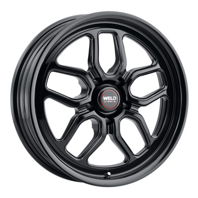 Weld Racing Laguna Drag Hellcat Widebody Wheel Gloss Black 17x10 | 5x115 BC | +0 Offset | 5.50 Backspacing - fits Dodge Charger 2006-2023, Dodge Challenger 2008-2023, Dodge Magnum 2005-2008, Chrysler 300 2005-2023, Chrysler 300C 2005-2023, and 2 more