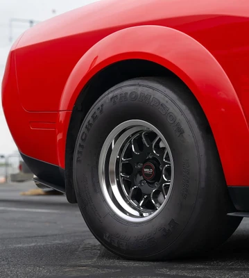 Weld Racing Solana Hellcat Widebody Drag Gloss Black Wheel 15x10 | 5x115 BC | +0 Offset | 5.50 Backspacing - fits Dodge Charger 2006-2023, Dodge Challenger 2008-2023, Chrysler 300 2005-2023, Chrysler 300C 2005-2023, and 2 more