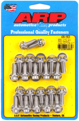 Shop for the best deals on ARP BB Chevy 1-Piece Oil Pan Gasket with Aluminum Timing Cover 12-Point Bolt Kit from JustBoltOns.com. Great customer service, in-stock inventory and financing options available