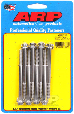 ARP Valve Cover Stud/Bolt Kit | SS 1/4-20 Center Bolted | 400-7510