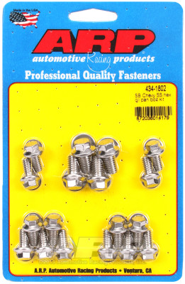 ARP Oil Pan Stud/Bolt Kit | SB Chevy SS - High-Strength for Small Block Chevy Engines | 434-1802