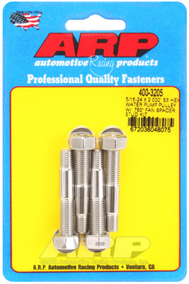 Shop for the best deals on ARP 5/16-24 x 2-Inch Stainless Steel Hex Water Pump Pulley with .750-Inch Fan Spacer Stud Kit from JustBoltOns.com. Great customer service, in-stock inventory and financing options available