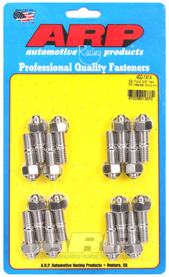 ARP Exhaust/Manifold Stud Kit, Stainless Steel | SB Ford 3/8 - High-Strength | 400-1414