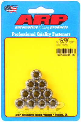 Shop for the best deals on ARP 5/16-24 Stainless Steel 12-Point Nut Kit - Automotive Grade Hardware from JustBoltOns.com. Great customer service, in-stock inventory and financing options available