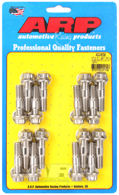 ARP Wheel Stud Kit, Stainless Steel | M10 x 1.25/1.50 x 48 12-Point Broached - Automotive | 400-8038