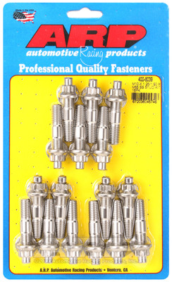ARP Stud, Stainless Steel | Broached M10 x 1.25/1.50 x 2.17 inches - 16 Pieces | 400-8039