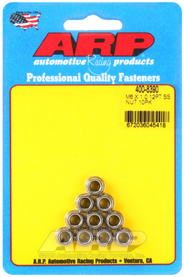 Shop for the best deals on ARP Stainless Steel M6 x 1.00 (M8 w/r) 12-Point Nut Kit - Pack of 10 from JustBoltOns.com. Great customer service, in-stock inventory and financing options available