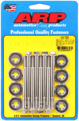ARP Valve Cover Stud/Bolt Kit | SB Chevrolet Gen III/IV LS Series with 0.375 Inch Spacer - Model ARP434-7503 | 434-7503