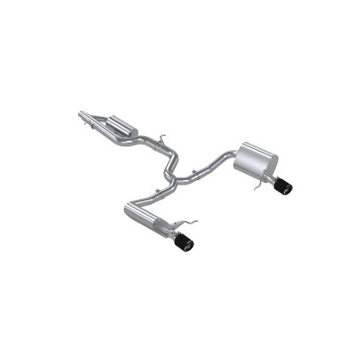 MBRP ARMOR Pro Cat-Back Exhaust, T304 Stainless Steel - 2017-2019 Volkswagen Golf SportWagen / Alltrack 1.8L - S46183CF