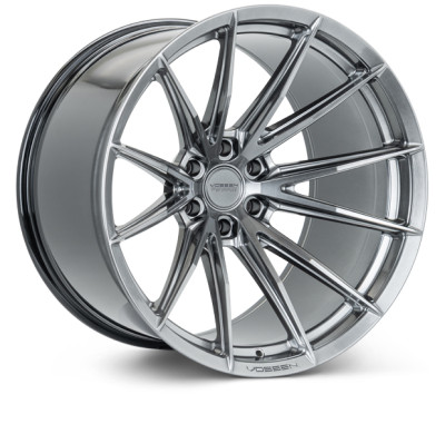 Vossen HFX-2 Hyper Gunmetal Wheel 22x12 | 6x139.7 BC (6x5.5) - fits Chevrolet Silverado 1500 1999-2026, GMC Sierra 1500 1999-2026, Chevrolet Tahoe 1992-2026, Chevrolet Suburban 1992-2026, GMC Yukon 1992-2026, and 25 more