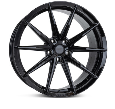 Vossen HFX-2 Gloss Black Wheel 20x11 | 5x120 BC | +40 Offset - fits Cadillac CTS-V 2009-2019, Cadillac CT5-V Blackwing 2022-2026, Cadillac ATS-V 2016-2019, SS 2010-2024, ZL1 2012-2024