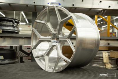 Vossen x Novitec NL4-Cl 20x9 Centerlock Front Wheel for Lamborghini Aventador -  Brushed Gloss Clear Finish