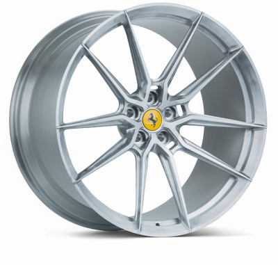 Vossen x Novitec NF9 22x9.5 Ferrari Purosangue Front Wheel with Brushed Gloss Clear Finish