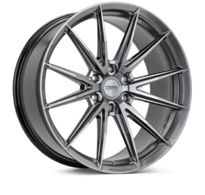Vossen HFX-2 20x9.5 Wheel with Deep Hyper Gunmetal Finish, 6x139.7 Bolt Pattern, ET15 Offset, and 106.1mm Center Bore