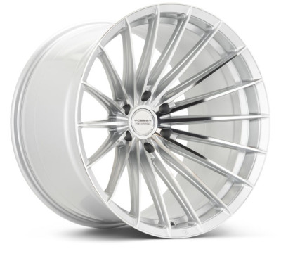 Vossen HFX-4 Silver Wheel 20x9.5 | 6x139.7 BC (HFX4-0G05-30) - fits Chevrolet Silverado 1500 1999-2026, GMC Sierra 1500 1999-2026, Cadillac Escalade 1999-2026, Ram 1500 TRX 2021-2024, Toyota Tacoma 2005-2026