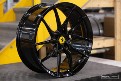 Vossen x Novitec NF8 21x10 Gloss Black Front Wheel for Ferrari 812 Superfast and GTS