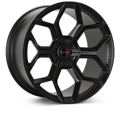 Vossen x Novitec NL5-5L 21x12.5 Inch Satin Black Rear Wheel for Lamborghini Huracan