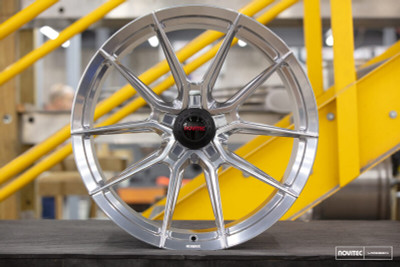 Vossen x Novitec NF10 20x9 Inch Front Wheel for McLaren 720 / 765 -  Brushed Gloss Clear Finish