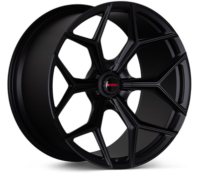 Vossen x Novitec NL4-5L 23x12 inch Satin Black Rear Wheel for Lamborghini Urus -  5x130 Bolt Pattern, ET15 Offset