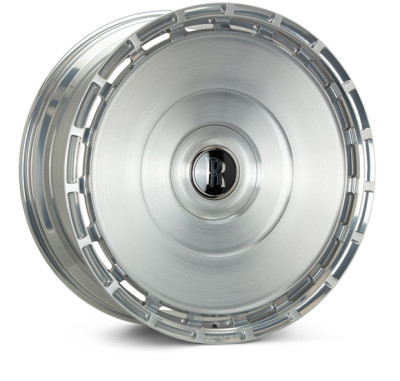 Vossen x Novitec SP3 24x10 Inch Front Wheel for Rolls-Royce Spectre - Brushed Gloss Clear Finish