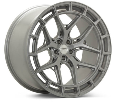 Vossen HFX-1 20x10 Inch Deep Satin Silver Alloy Wheel for Automotive Applications