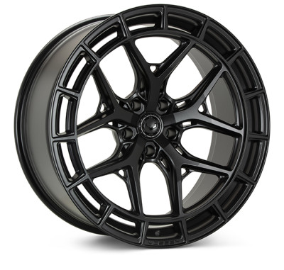 Vossen HFX-1 Satin Black Wheel 20x11 | 5x114.3 BC (5x4.5) - fits Ford Mustang 1965-2026, Ford Shelby GT350 2015-2020, Ford Shelby GT500 2007-2022, Ford Explorer ST 2020-2026, Toyota Tacoma 1995-2004, and 16 more